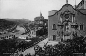 La ciutat vista des de l'angle de l'església de la Cova de Sant Ignasi.
Procedència: Arxiu Jaume Pons i Agulló
