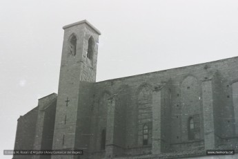 L’església del Carme poc abans de ser enderrocada