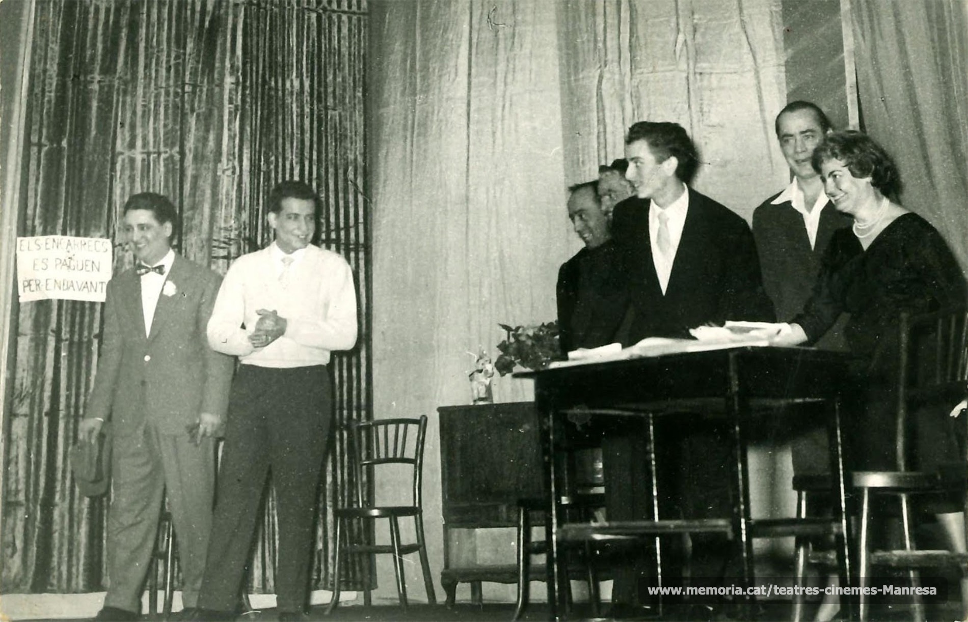 Sainet, per un acte de la Joventut Carlista, amb la Paquita Blanch (1953)
