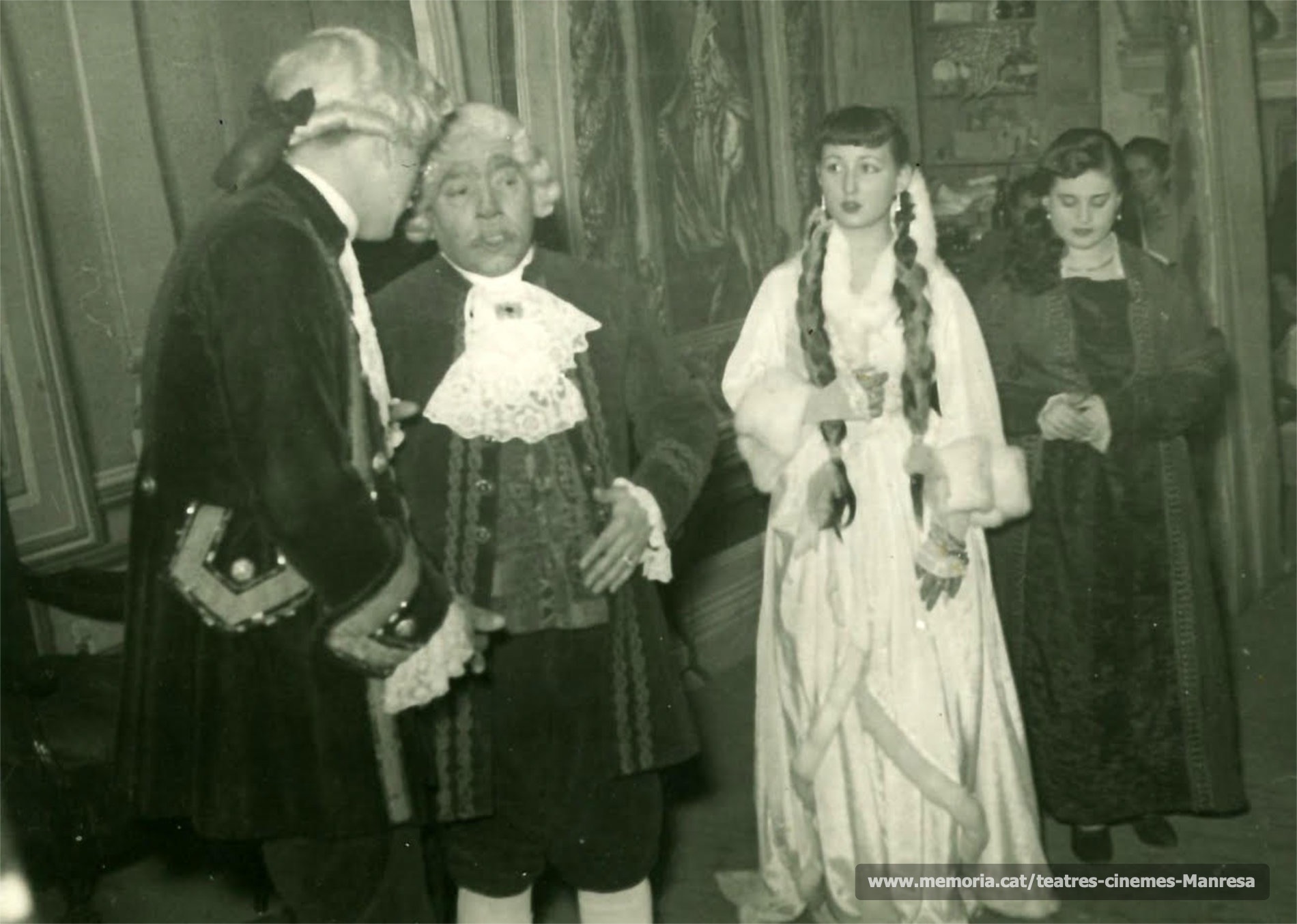 "En Patufet" amb ?, Joan Torras, Conxita Soler i Paquita Blanch (1954)