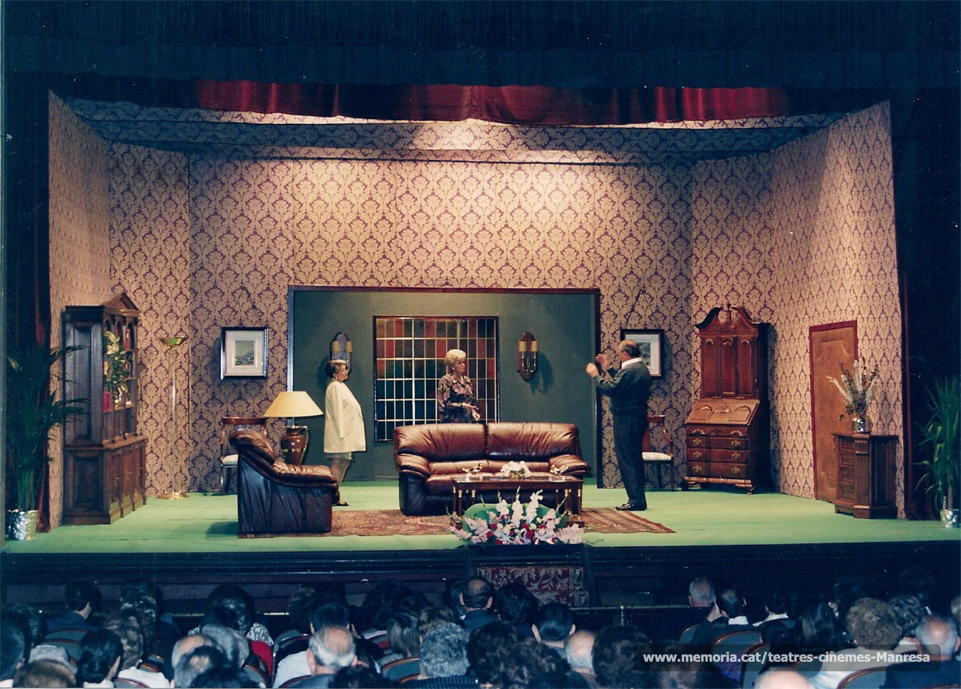 "La ferida lluminosa"amb Joan Cot i al mig la Josefina Matiñó. (1991?)
