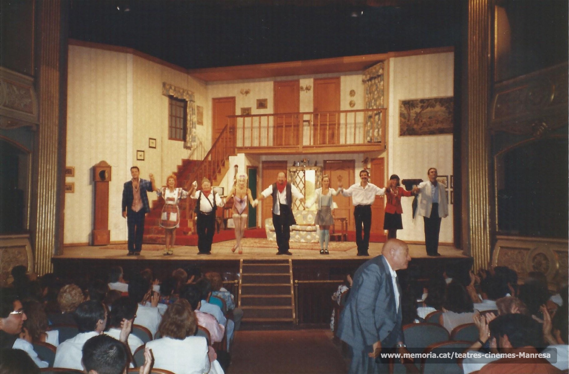 "Pel davant i pel darrera" amb Pep Cruz. Organitzat pel Galliner, durant Festa Major (1996)
