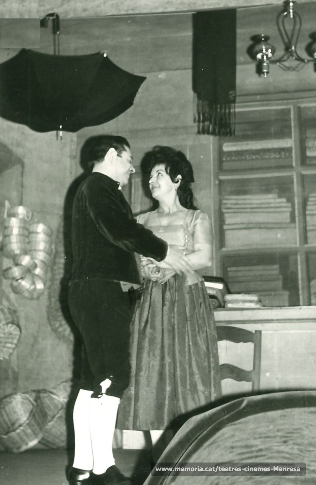 "La cançò de la filla del marxant" amb Àngel Tulleuda i Rosa Vila. (1954)