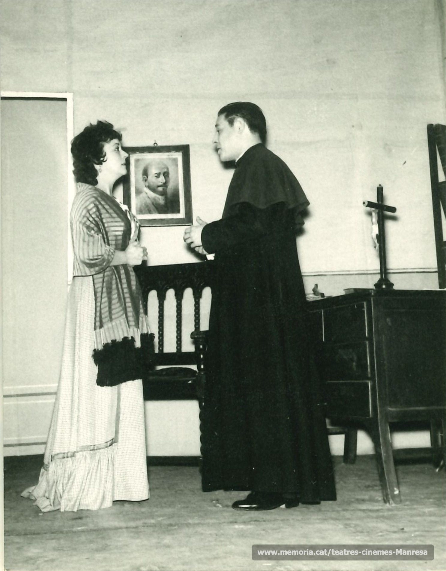 "El místic" amb Rosa Vila i Àngel Tulleuda. (1961)
