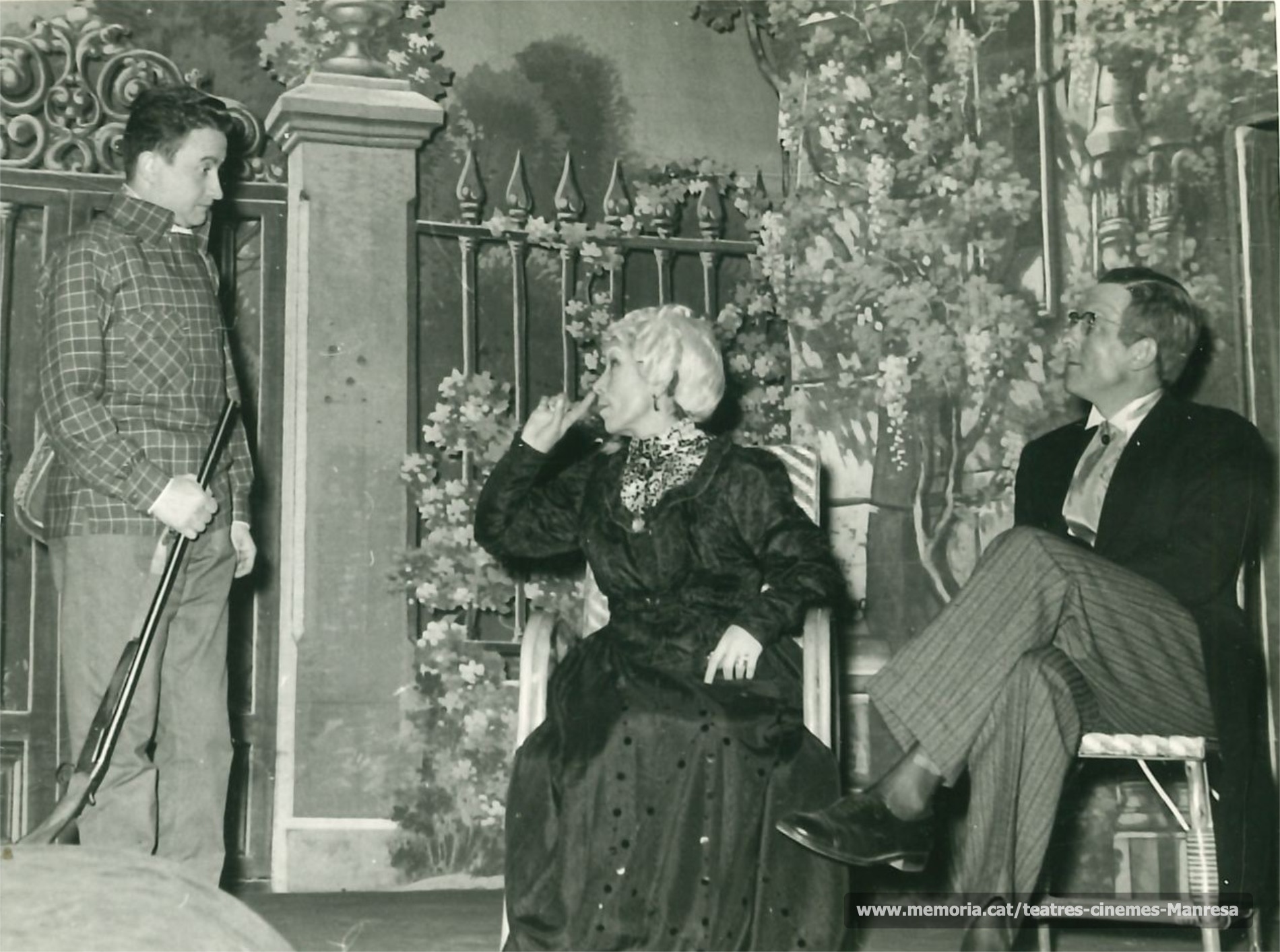 "La enemiga" amb Salvador Soler, Rafaela Lladó, i Martí Camprubí.