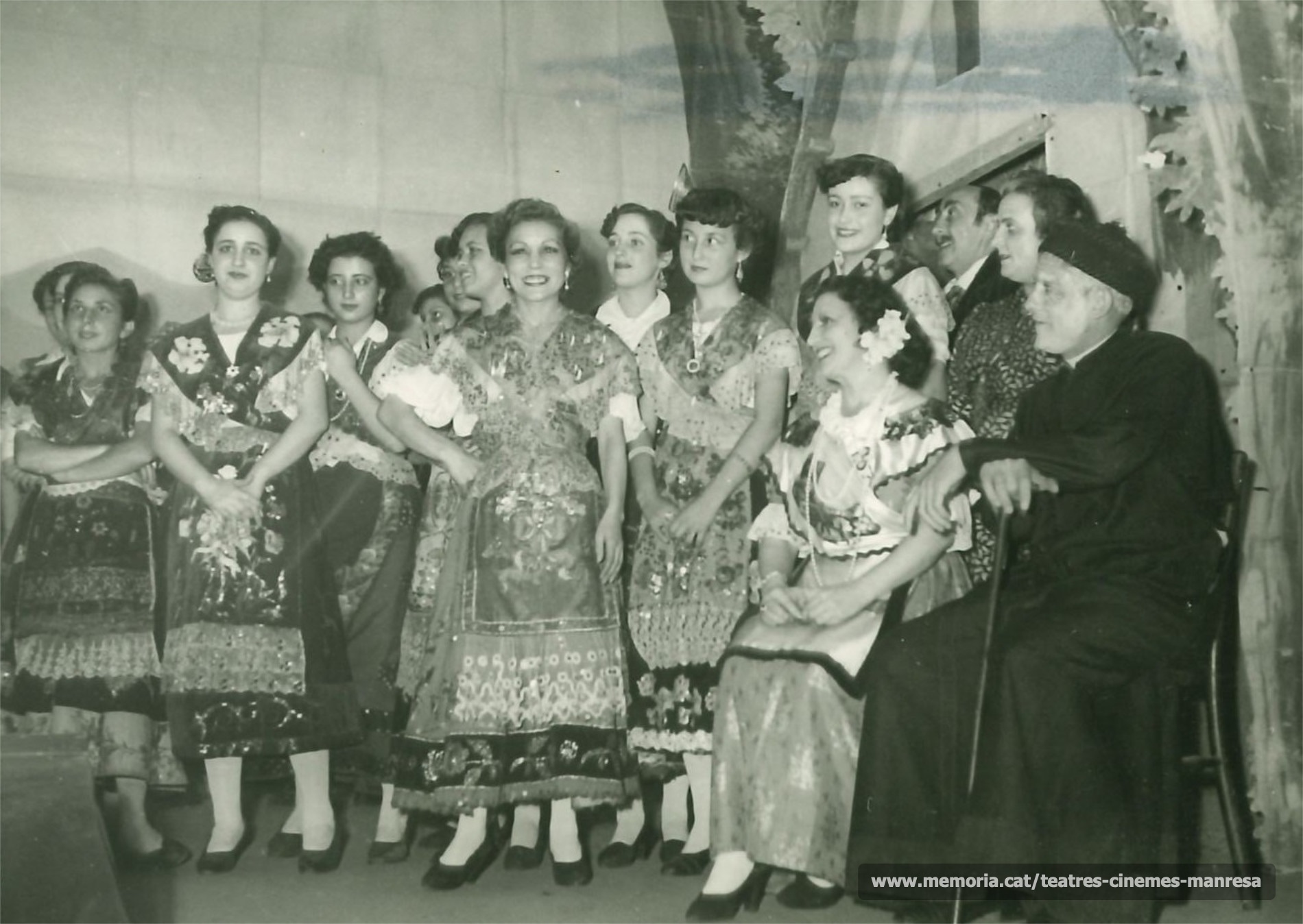 Sarsuela "La Parranda" amb Crispina Gros i Joan Masats. (1953)