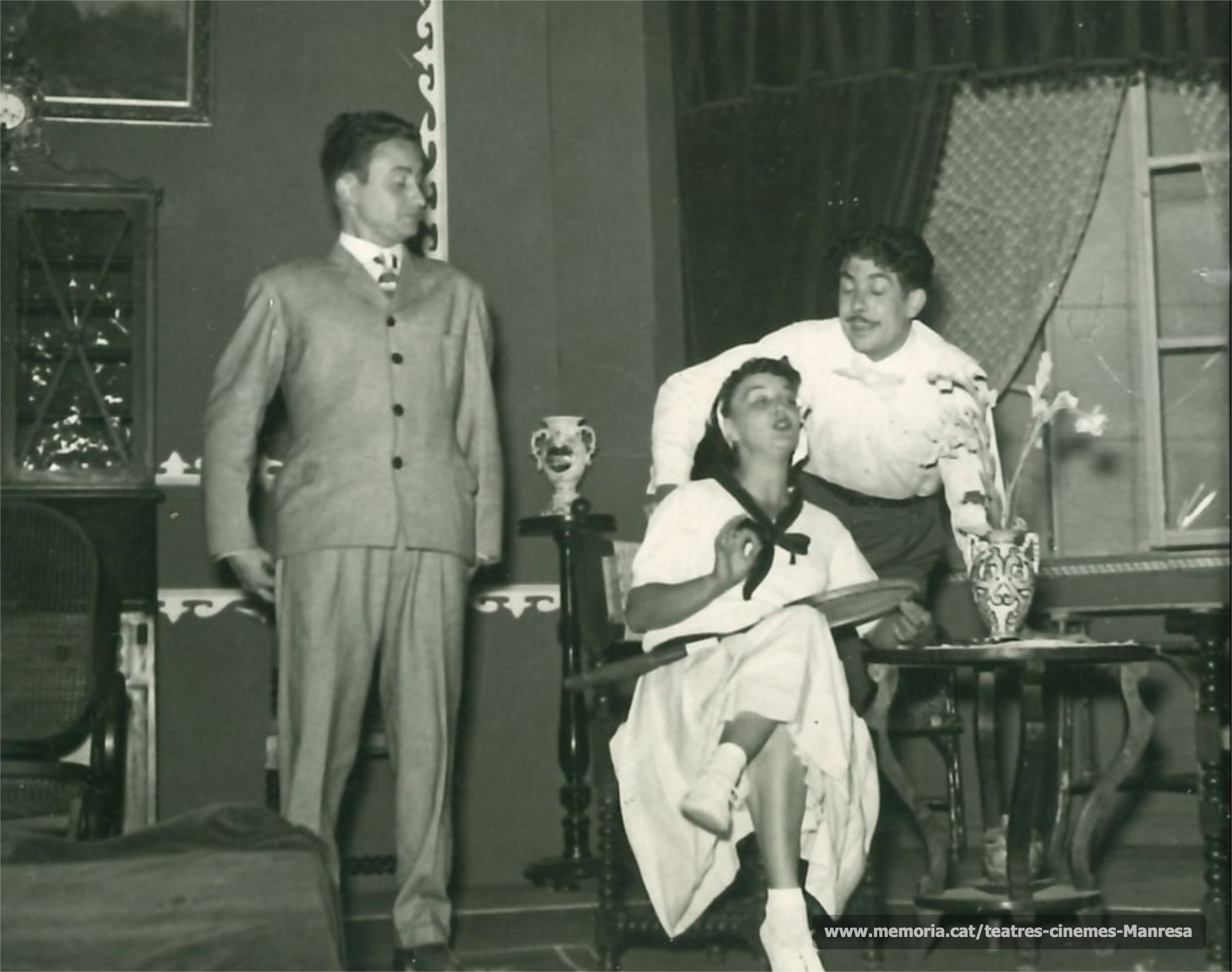 "Avui com ahir" amb Salvador Soler, Rosa Vila i Joan Torrens. (1955)