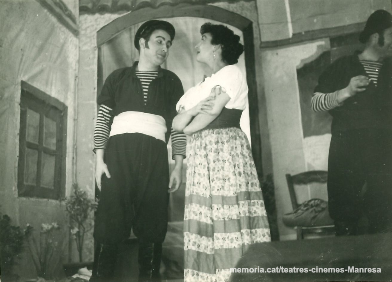 "Reina" amb Salvador Soler i Rosa Vila. (1957)