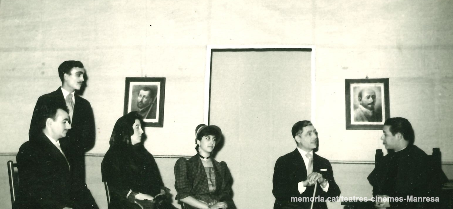 " El místic" amb Joan Trench, Rosend Mata, Lola Ciuró, (?) Enric Tatjé, i Àngel Tulleuda. (1961).