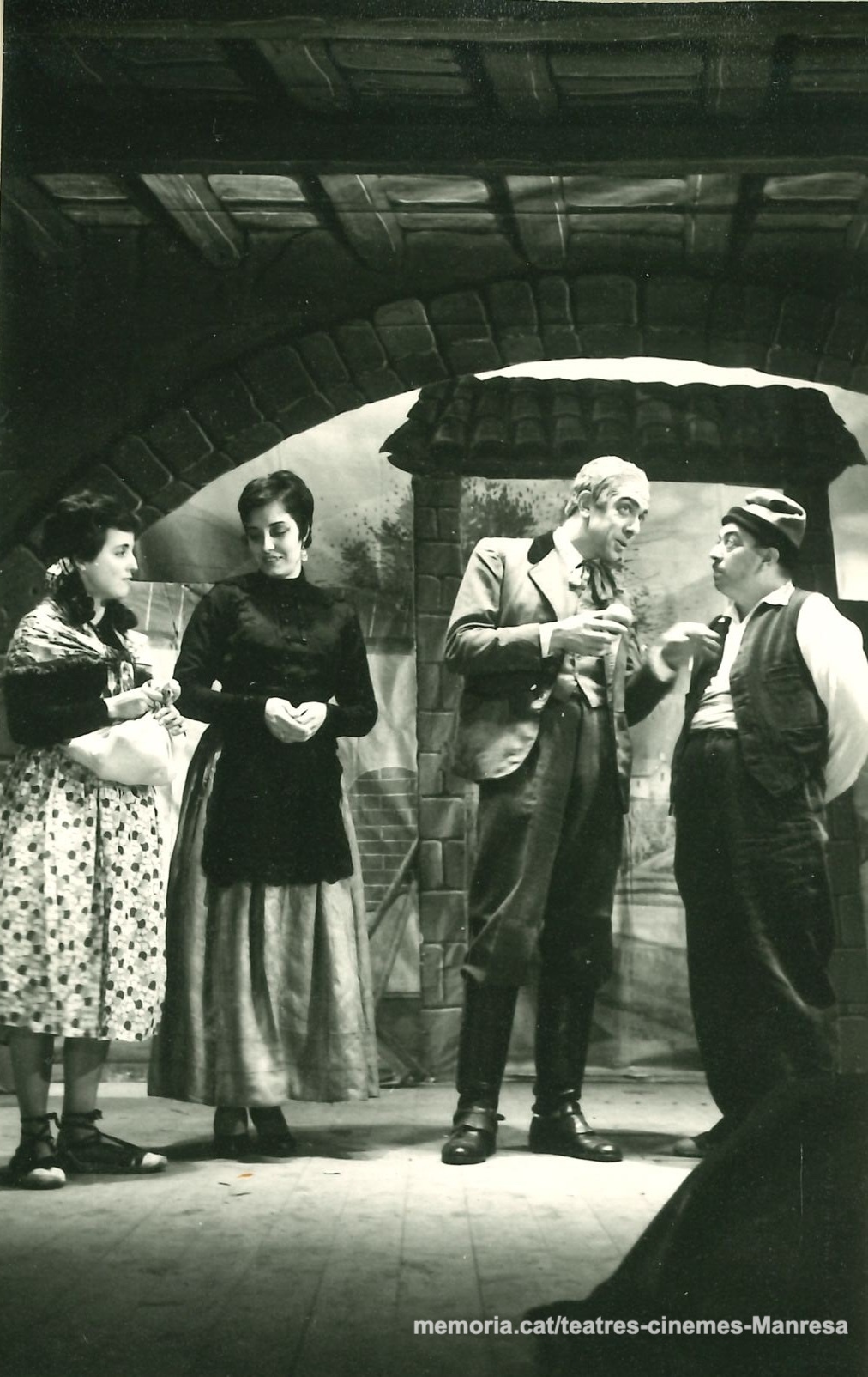 Lola Monrós, Rosa Golet, Joan Trench i Joan Vila.