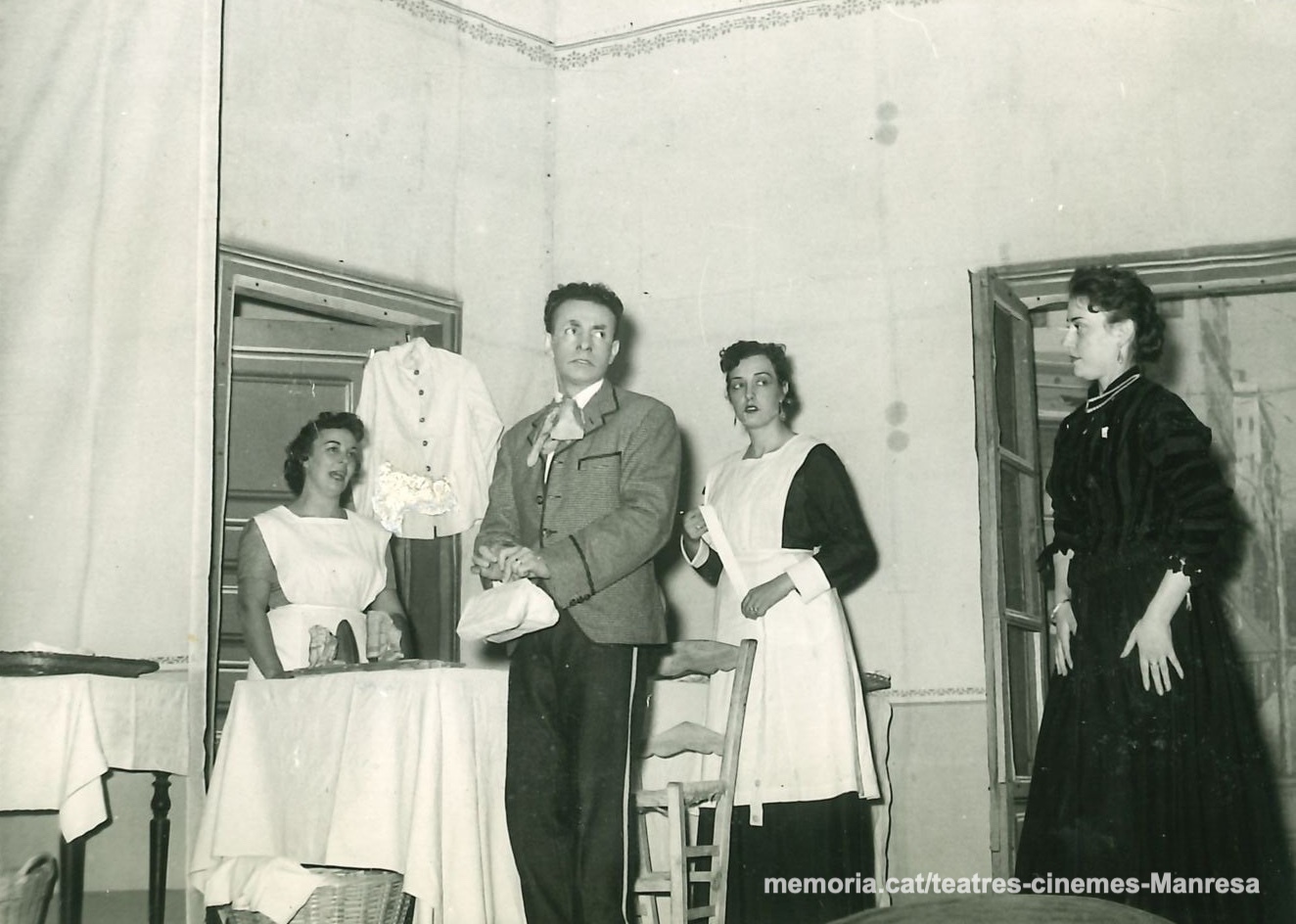 Rosa Vila, Enric Tatjé, Rosa Golet i Etelvina Piera.