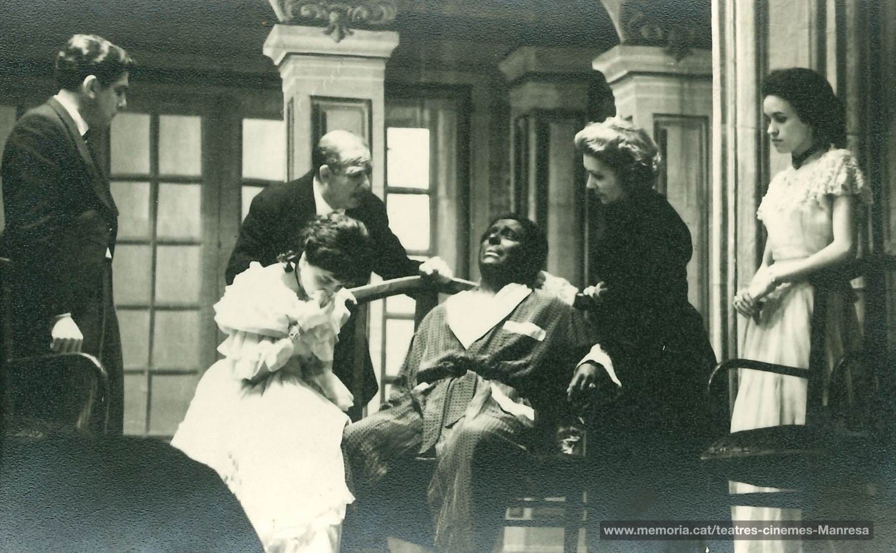 "El negro que tenia el alma blanca" amb Joan Torrens, Lola Monrós, Josep canal, Angel Tulleuda, Rafela Llado, Mª Dolors Camprubí.