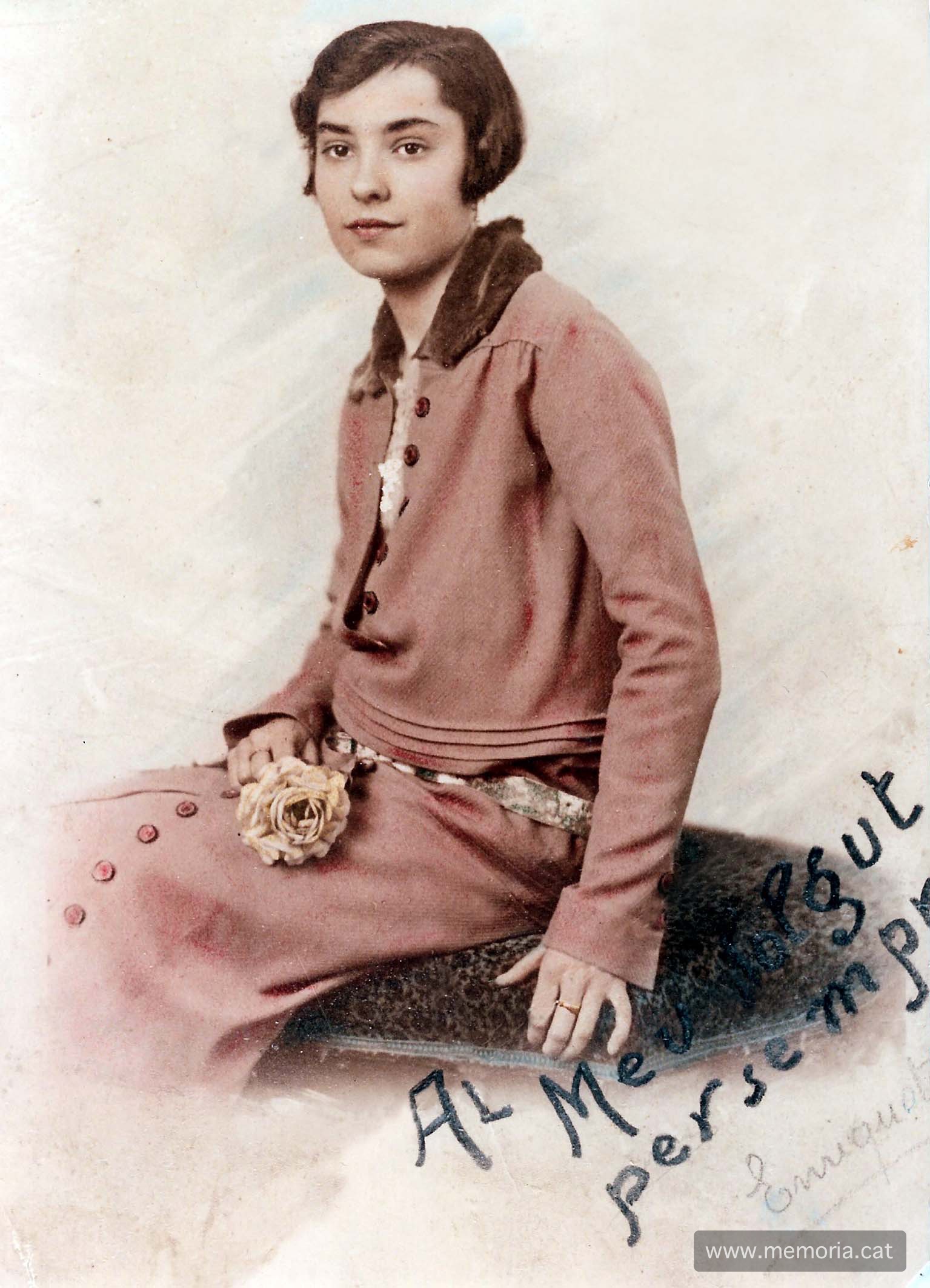 Enrica Llanas.1928. (Col·lecció familiar)