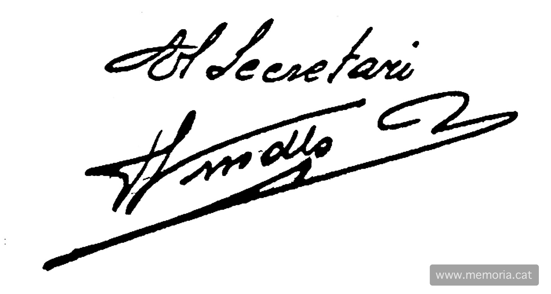 ADCI. Signatura de Viñals a l’acta de 4 de novembre de 1932. (ACBG)